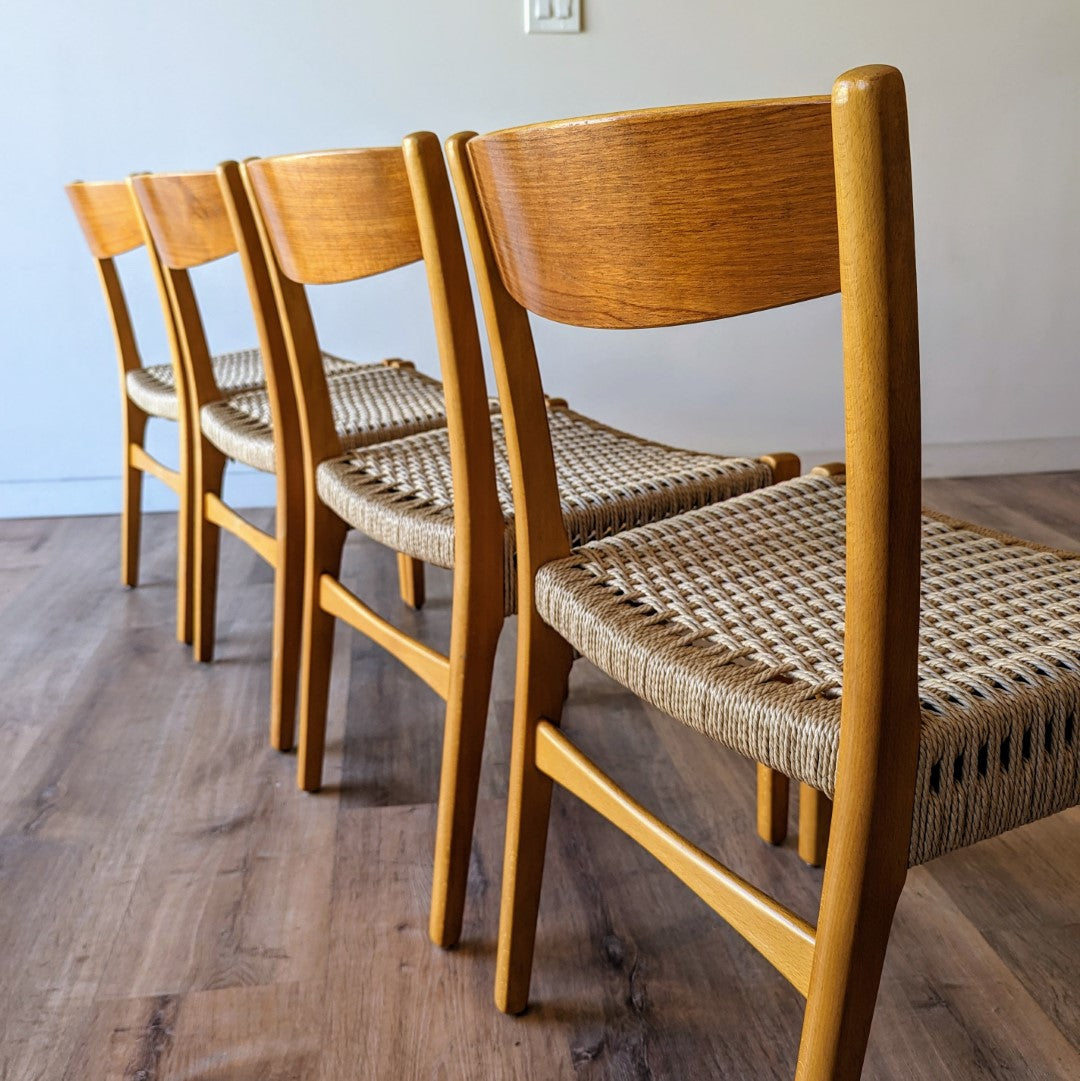 Swedish Modern Dining Chairs, set of 4