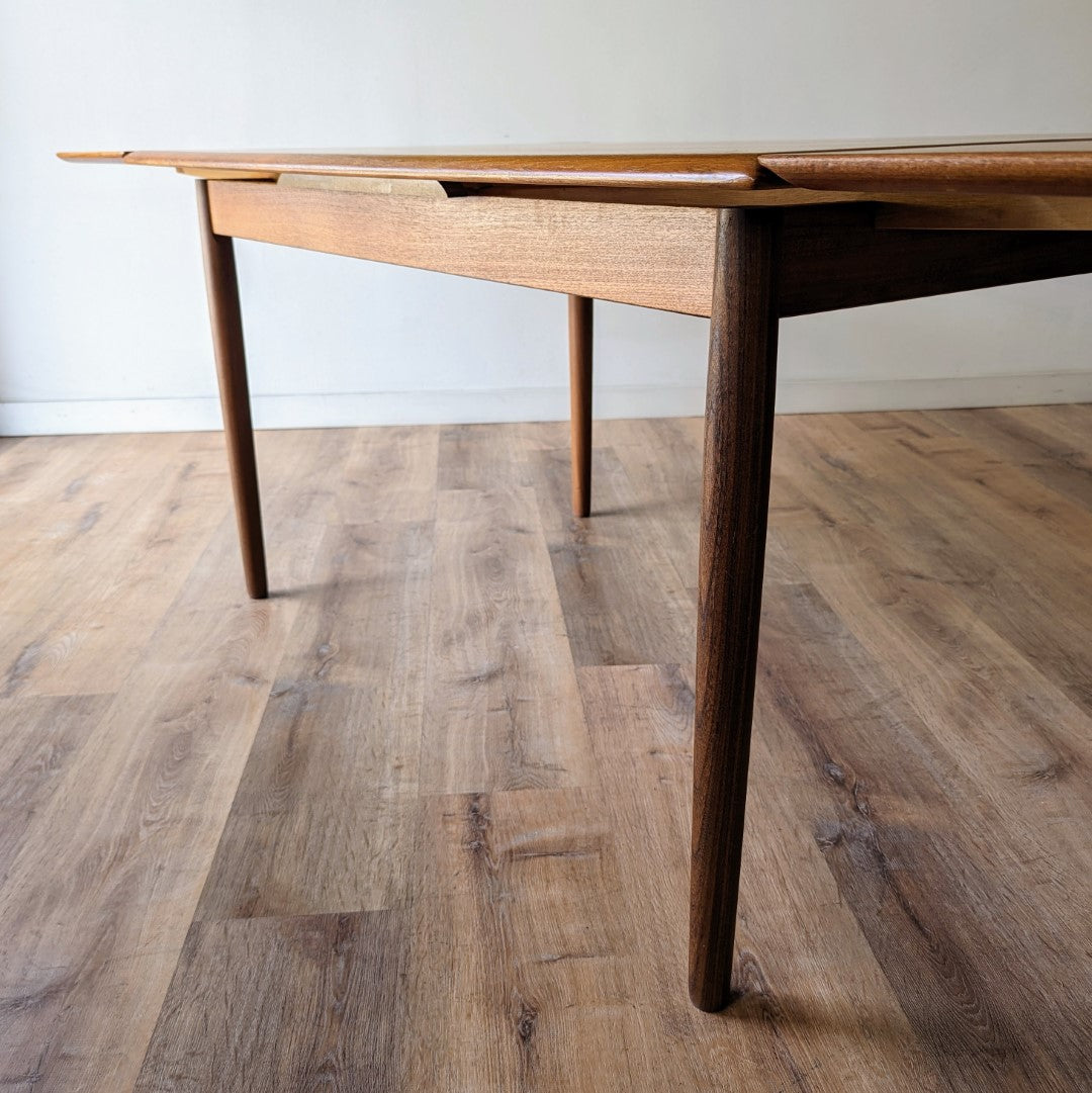 Danish Modern Draw Leaf Dining Table