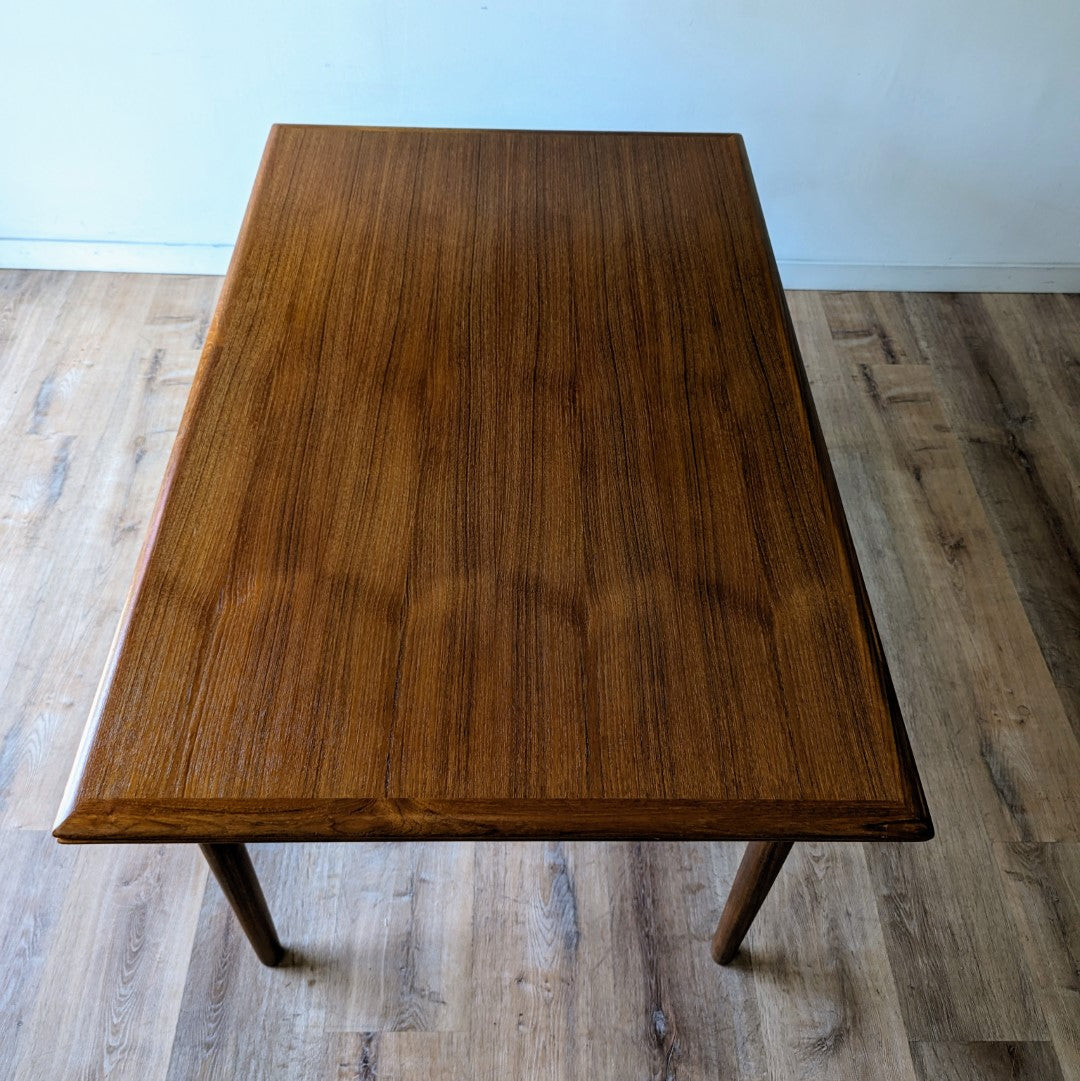 Danish Modern Draw Leaf Dining Table