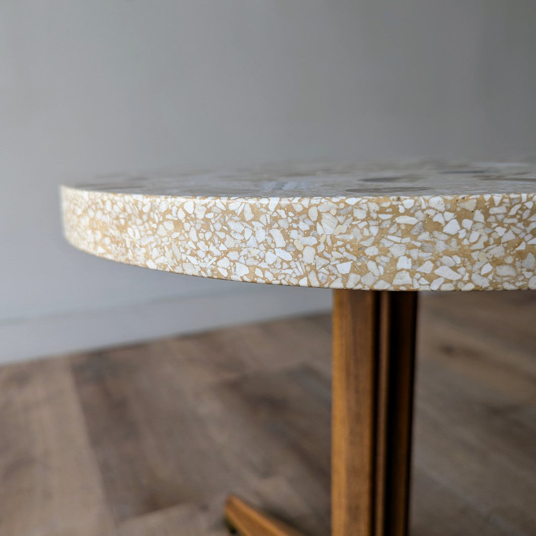 Edward Wormley Terrazzo Side Tables, a pair