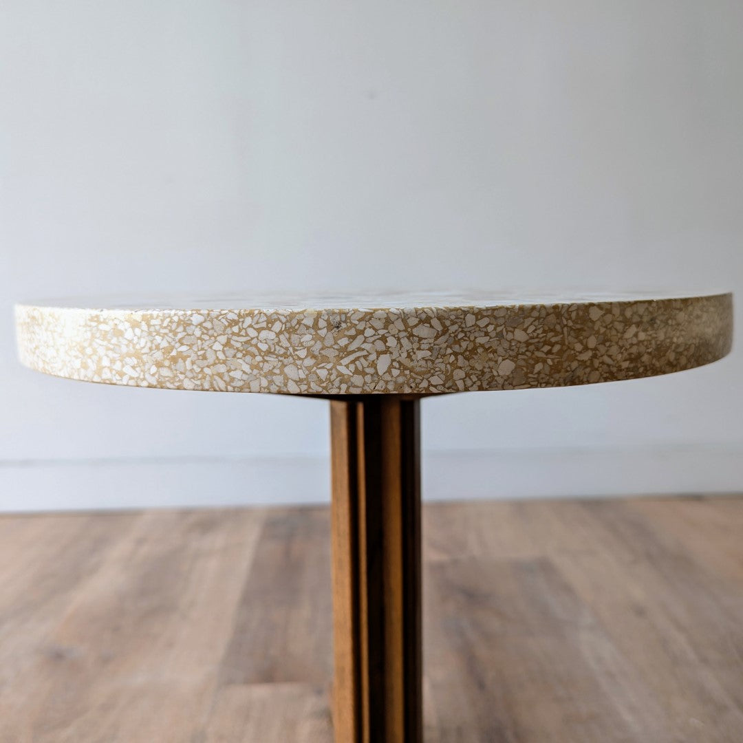 Edward Wormley Terrazzo Side Tables, a pair