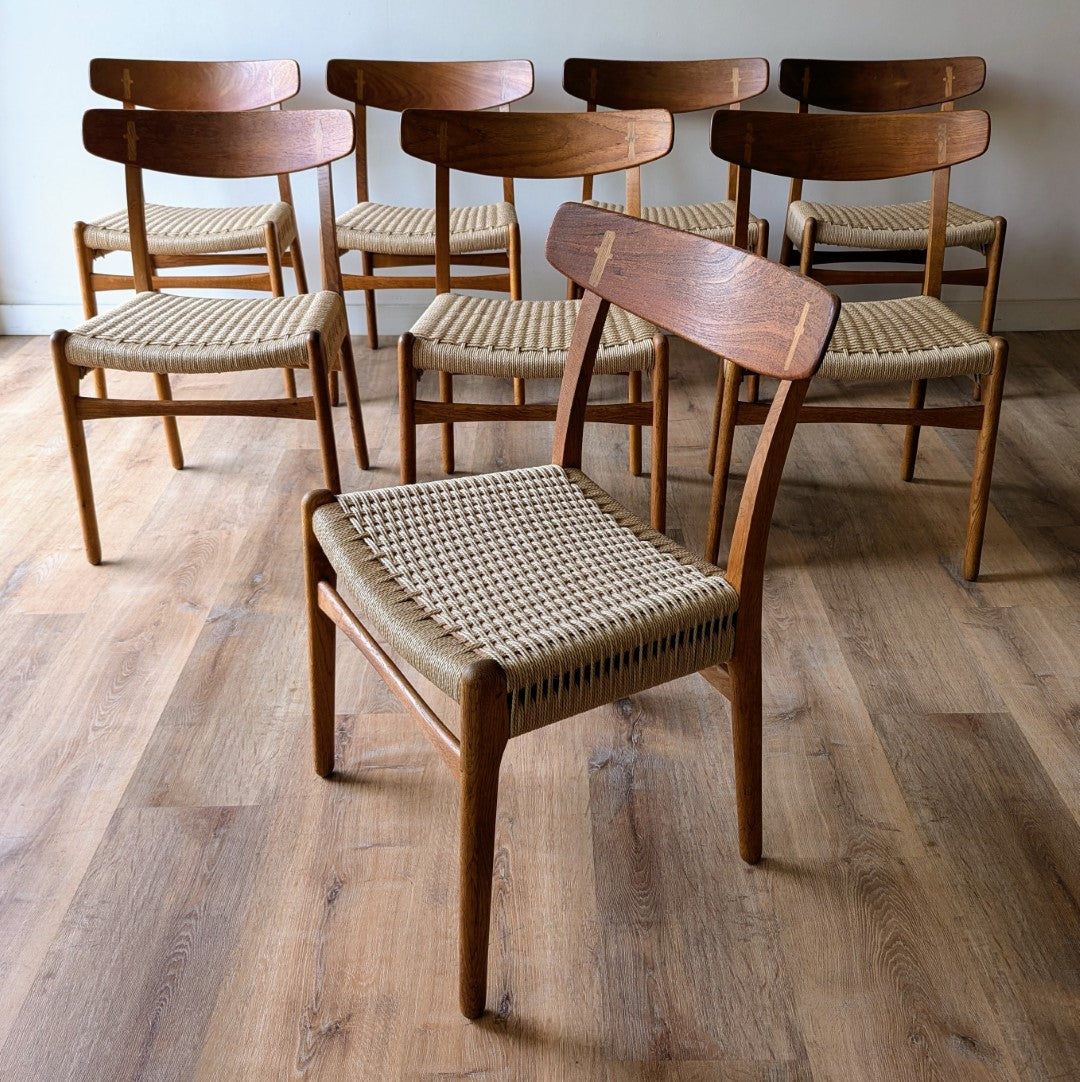 Hans Wegner 'CH-23' Dining Chairs, set of 8