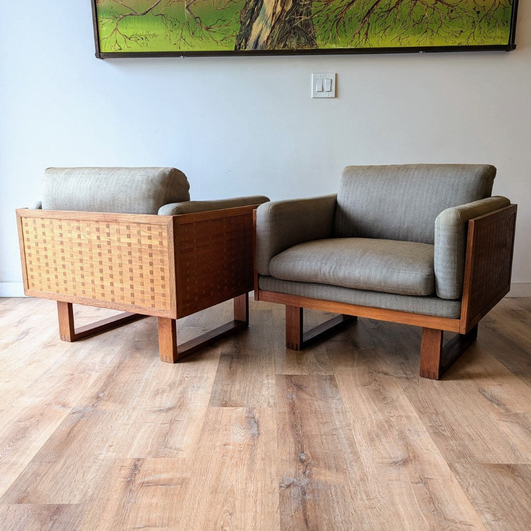 Poul Cadovius 'Guvenør' Club Chairs, a pair