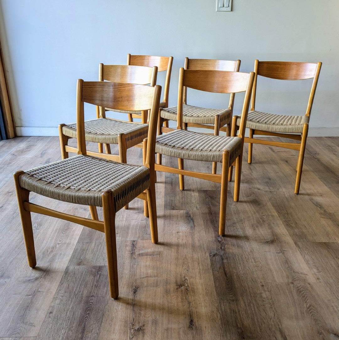 Swedish Dining Chairs, set of 6