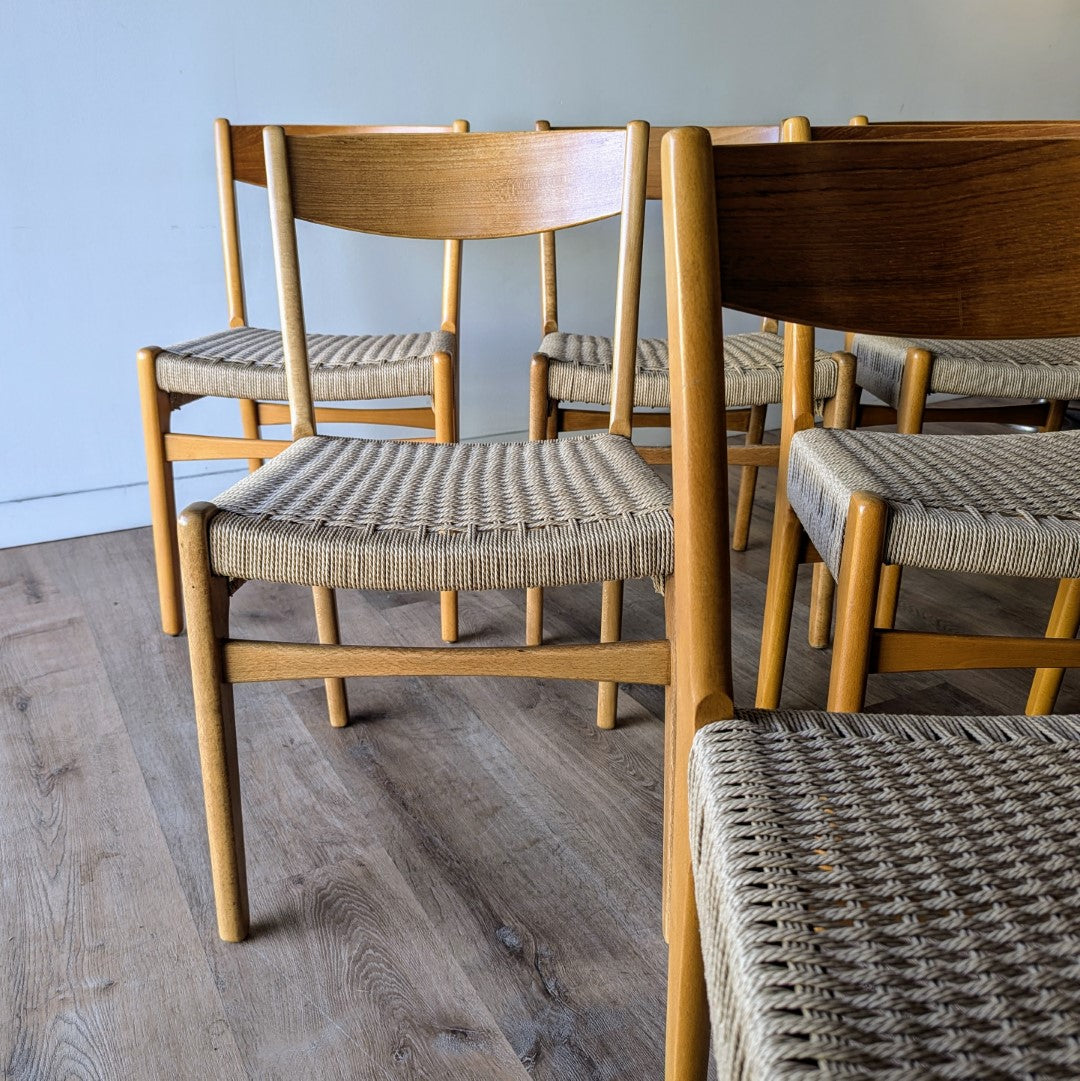 Swedish Dining Chairs, set of 6