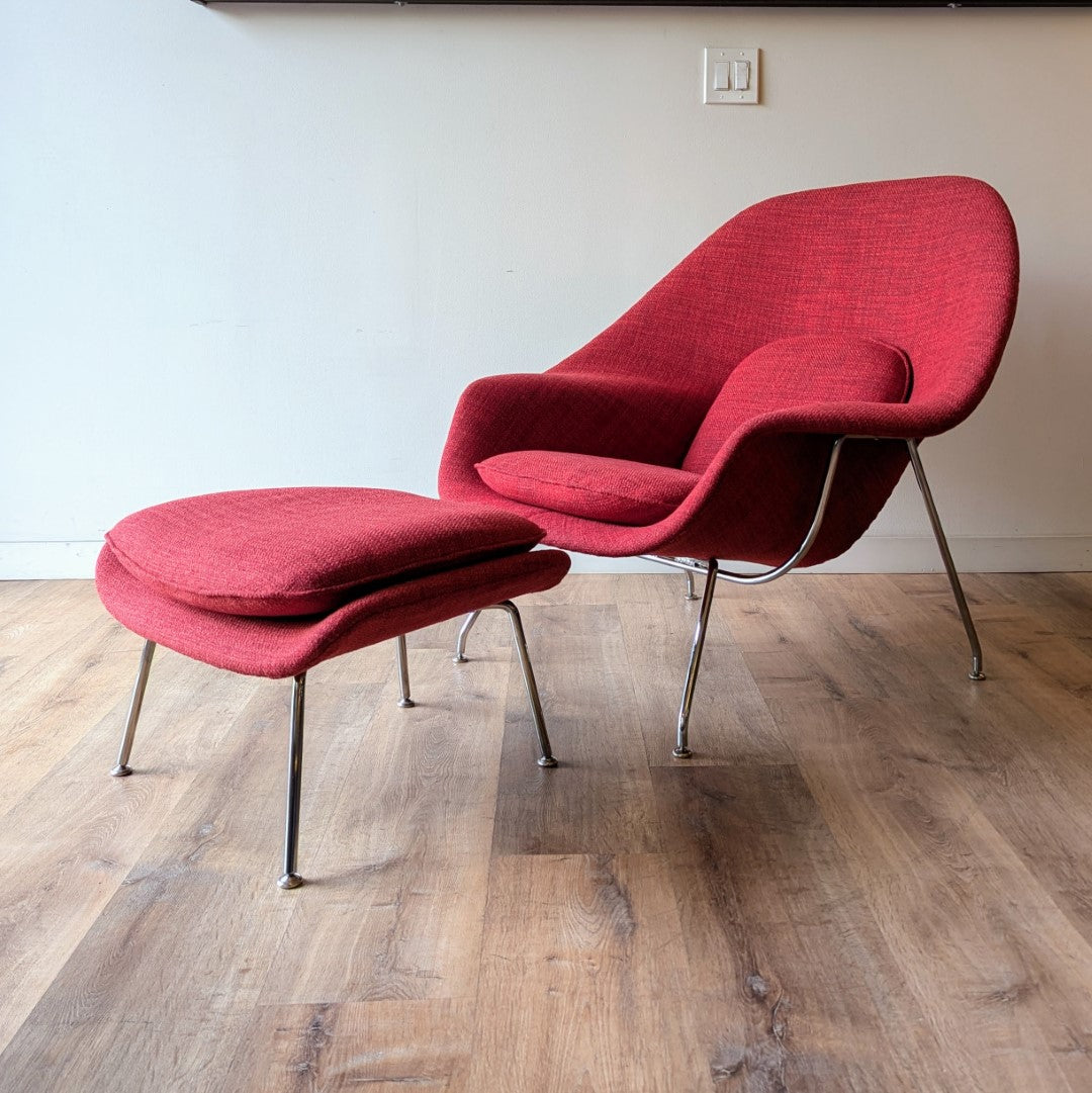 Eero Saarinen Womb Chair + Ottoman